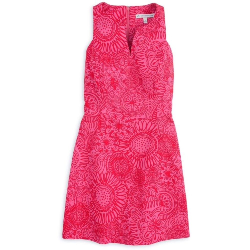 Southern Tide Kennedy Dress in Seapine Floral